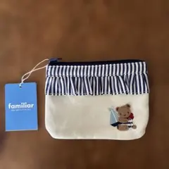 familiar ファミリア みらい百貨店 ポーチ リバティ 新品タグ付き