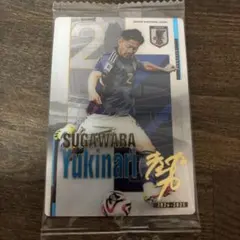 菅原由勢 金箔サインカード サッカー日本代表 ウエハース