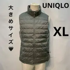UNIQLOウルトラライトダウンベスト襟付きグレー
