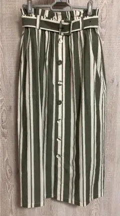 ⭐️★新品タグ付き★ストライプロングスカート