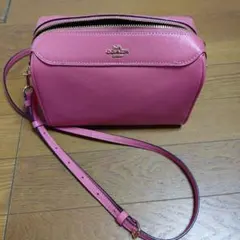 コーチ☆ピンク☆ミニバッグ☆美品☆