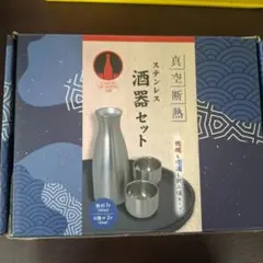 真空断熱ステンレス酒器セット　熱燗　冷酒