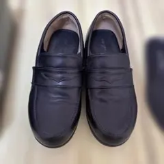 黒いフォーマルシューズ ローファー　ブラック　20センチ