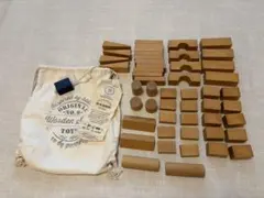 WOODEN STORY 積み木　50ピース　木製おもちゃのサムネイル