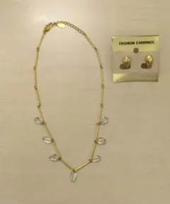 ネックレス　イヤリング　MAMNANA　セット　未使用