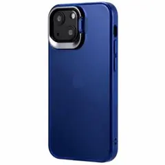 iPhone13mini スタンド付耐衝撃ハイブリッドケース インディゴ