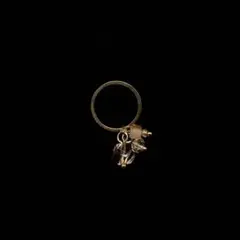 902遺品整理品　ペンダントトップ　ローズクォーツ？　ゴールド？　金？　メッキ？