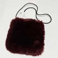 SLY ファーバッグ ショルダーバッグ ポシェット バッグ ボルドー スライ