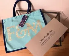 ▪️英国王室御用達FORTNUM&MASON▪️戴冠式トートバッグ限定品　新品未使用のサムネイル