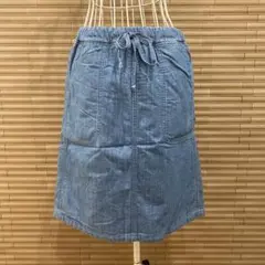Camel Roadリバーシブルライトブルー タイトスカート★Sサイズ