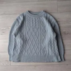 00s vintage ケーブルニット アランニット オーバーサイズ ノームコア