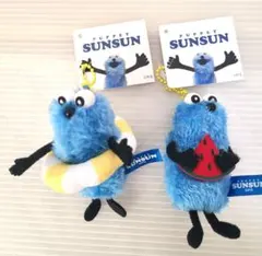 パペットスンスン ぬいぐるみ マスコット　Summer サマー　浮き輪　スイカ