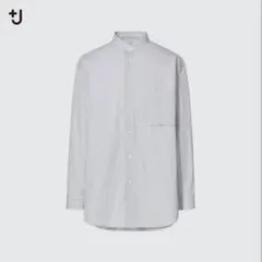 UNIQLO +J スーピマコットンオーバーサイズスタンドカラーシャツ 長袖