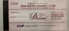 ANA SUITE LOUNGE 利用券 1枚 2026年 4月〜2027年3月のサムネイル