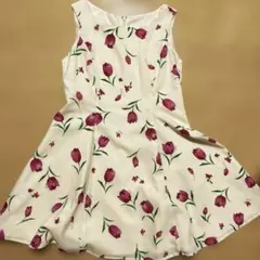 ロディスポット　花柄　チューリップ　ワンピース