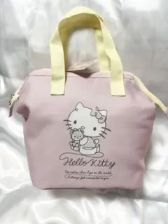 【新品】ハローキティ保冷バッグ お弁当袋トート 大容量 ランチバック