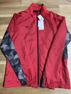新品タグ付き　MIZUNO ナイロンジャケット　トレーニングウェア　M 赤