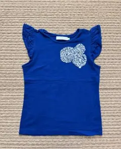 タルティーヌエショコラ 花モチーフTシャツ 140 130のサムネイル
