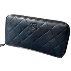 CHANEL　シャネル　マトラッセ　ラウンドファスナー　長財布　ココマークのサムネイル