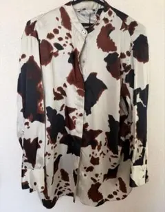 ZARA★カウ柄長袖シャツ