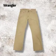 Wrangler ベージュ スリムストレート パンツ 33×30