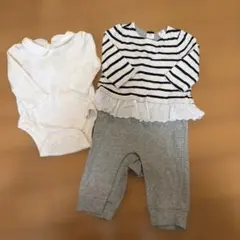 babyGAP ロンパース 2点セット 3-6ヶ月