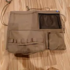 ベージュ 車内収納ケース 多機能ポケット