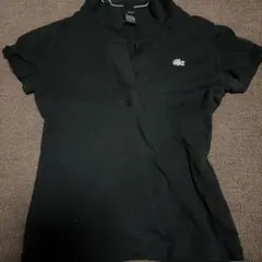 Lacoste エディションリミテッド ブラックポロシャツ 42