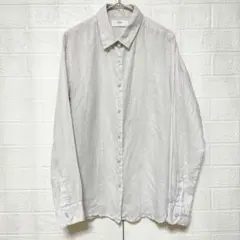プレミアムリネンシャツ　レディース　(M)　UNIQLO　ユニクロ