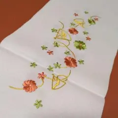 花柄刺繍 半襟