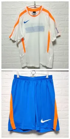 ナイキ　サッカー　NFTB　シャツ　パンツ　上下セット　背面デカロゴ