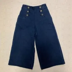 デニムワイドパンツ 140