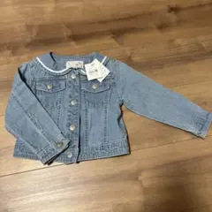 マザウェイズ　インディゴ　デニムジャケット　セーラージャケット