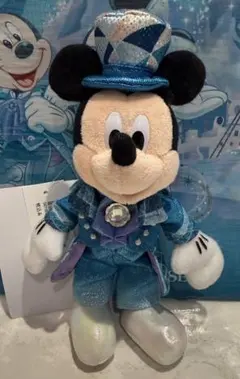 ミッキー ぬいぐるみバッジ ディズニーシー 25周年