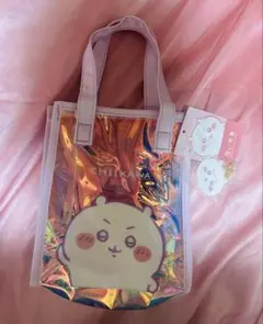 ちいかわ　オーロラ　バッグ　ミニトート　しまむら　コラボ　キラキラ　限定　ポーチ