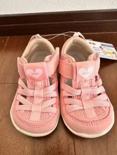 新品 タグ付き キッズ イフミー 水陸両用 サンダル ピンク 14.5cm