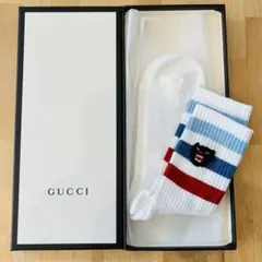 新品未使用タグ付 GUCCI ホワイトソックス Mサイズ GUCCI ホワイトソックス Mサイズ 24-26cm 新品未使用 - メルカリ