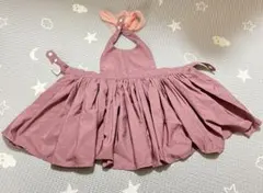 MARLMARL ピンクリボン付きエプロン