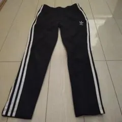 didas ブラック 3本ライン ジャージパンツ Sサイズ