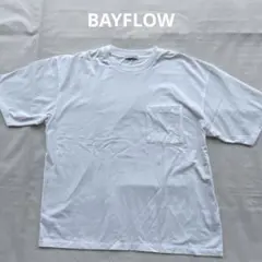 BAYFLOW ベイフロー ポケット付き 半袖 Tシャツ ホワイト 白のサムネイル