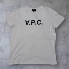 A.P.C ホワイト Tシャツ サイズL 半袖 APC 白 V.P.C ネイビーのサムネイル