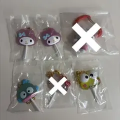 ガチャ サンリオ カラフル　キャンディチャーム　マイメロ　ケロッピ　ハンギョドン