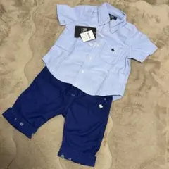 ♡ polo ＊ 半袖Yシャツ ズボン ２点セット 90サイズ ♡