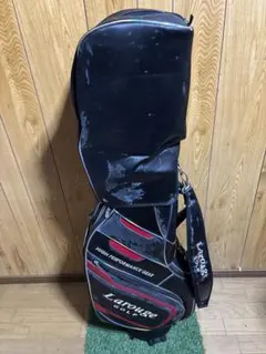 Larouge GOLF キャディバッグ ブラック レッドのサムネイル