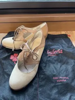 中古】ブレリア・サバテスフラメンコシューズ 341/2AA 22㎝〜22.5