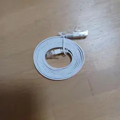 ホワイト LANケーブル 巻き取り式