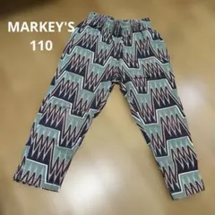 マーキーズ　MARKEY'S 柄シェフパンツ　110