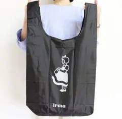 新品タグ付き　イヤマちゃん　エコバッグ　黒　デンマーク　スーパーのサムネイル