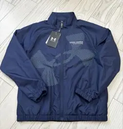 UNDER ARMOUR ジャケット YS 130cm ネイビー　　裏起毛