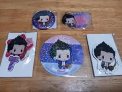 馬狼照英 ブルーロック アニメイトカフェ 缶バッジ ＆ アクリルスタンド 5点